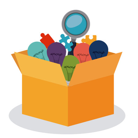 Teamwork design over white background, vector illustrationのイラスト素材