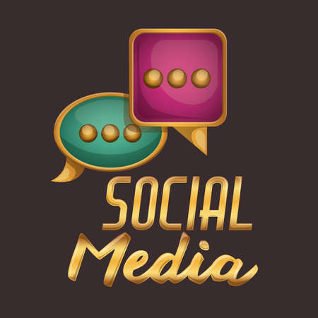 Networking design over black background, vector illustrationのイラスト素材