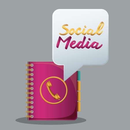 Networking design over grey background, vector illustrationのイラスト素材