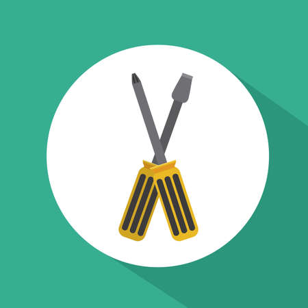 Engineer icon design over green background, vector illustrationのイラスト素材