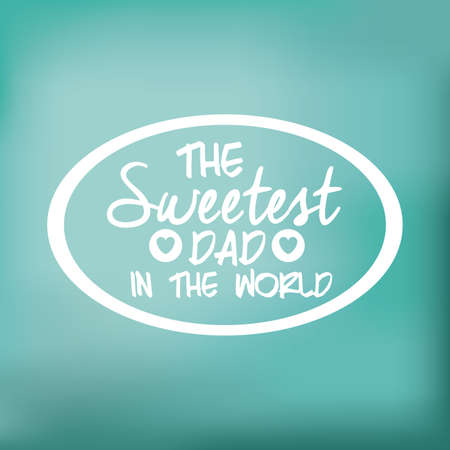 Fathers day design over colored backgrund, vector illustrationのイラスト素材