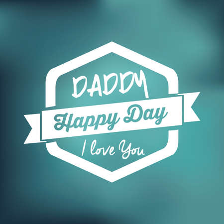 Fathers day design over colored backgrund, vector illustrationのイラスト素材