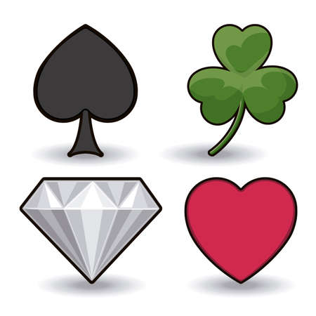 Slots design over white background, vector illustrationのイラスト素材