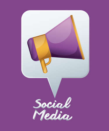 Networking design over purple background, vector illustrationのイラスト素材