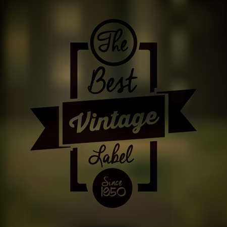 Retro and Vintage label design, vector illustrationのイラスト素材