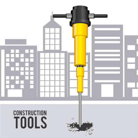 Under construction design over white background, vector illustrationのイラスト素材