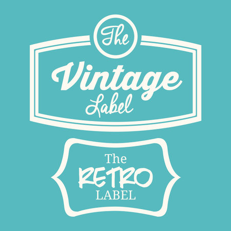 Retro and Vintage label design, vector illustrationのイラスト素材