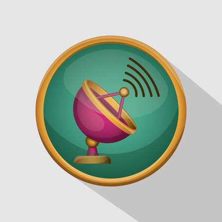 Networking design over white background, vector illustrationのイラスト素材