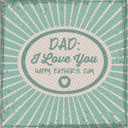 Father day design over striped background, vector illustrationのイラスト素材