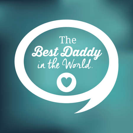 Fathers day design over colored backgrund, vector illustrationのイラスト素材