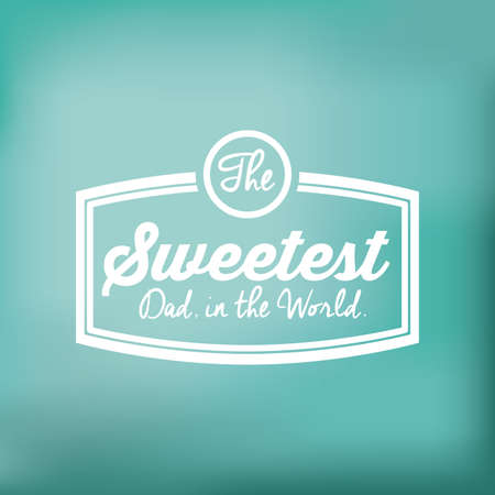 Fathers day design over colored backgrund, vector illustrationのイラスト素材