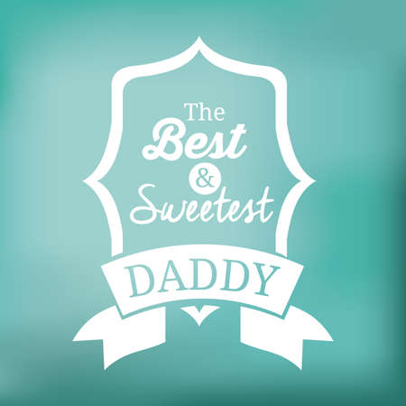 Fathers day design over colored backgrund, vector illustrationのイラスト素材