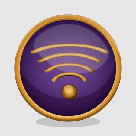 Networking design over white background, vector illustrationのイラスト素材