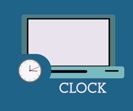Technology design over blue background, vector illustrationのイラスト素材