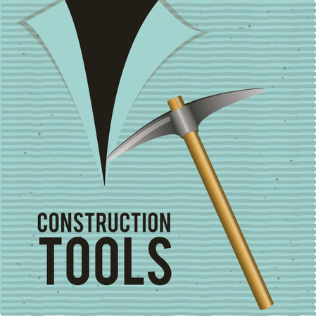 Under construction design over white background, vector illustration