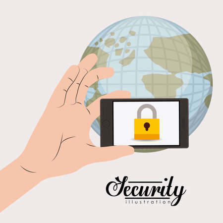 Technology design over white background, vector illustrationのイラスト素材