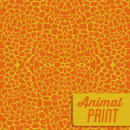 Animal Print design background, vector illustrationのイラスト素材
