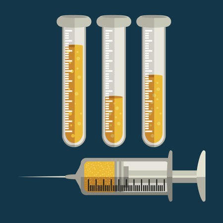 Medicine and healthcare design over blue background, vector illustrationのイラスト素材