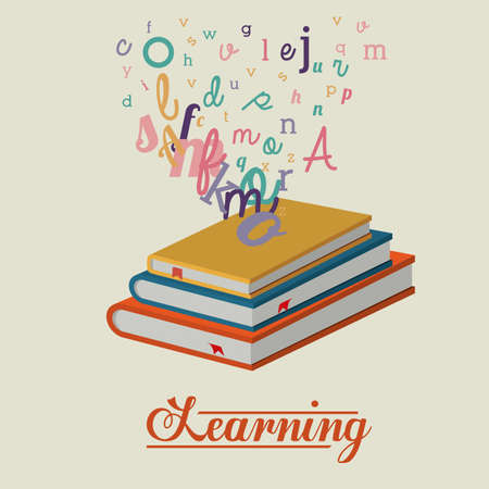 e-learning design over white background, vector illustrationのイラスト素材