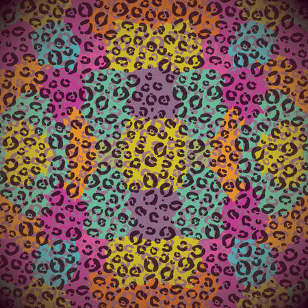 animal print design over colored background, vector illustrationのイラスト素材