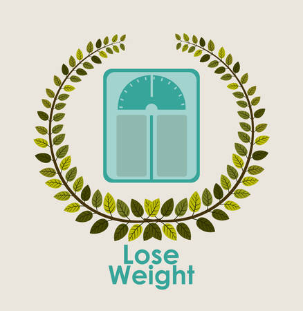 Heathy Lifestyle design over white background, vector illustrationのイラスト素材