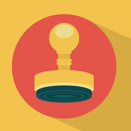 Humain Resources design over yellow background, vector illustrationのイラスト素材