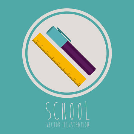 e-learning design over blue background, vector illustrationのイラスト素材