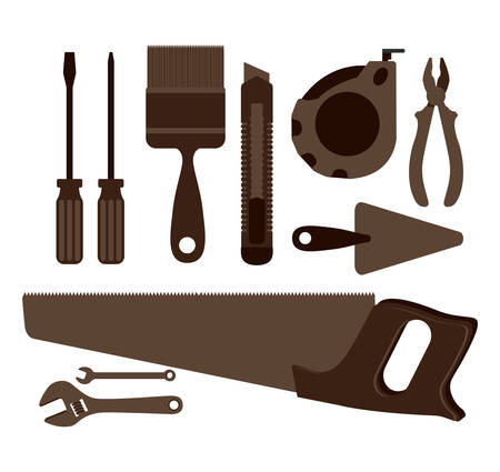 Under construction design over white background, vector illustrationのイラスト素材