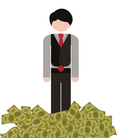 Competitive design over white background, vector illustrationのイラスト素材