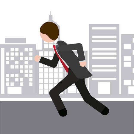 Competitive design over landscape background, vector illustrationのイラスト素材