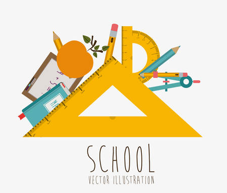 e-learning design over white background, vector illustrationのイラスト素材