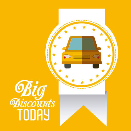 Infographic design over yellow background, vector illustrationのイラスト素材