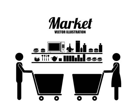 Pictogram design over white background, vector illustrationのイラスト素材