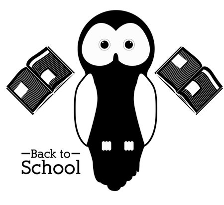 Back to school design over white background, vector illustrationのイラスト素材