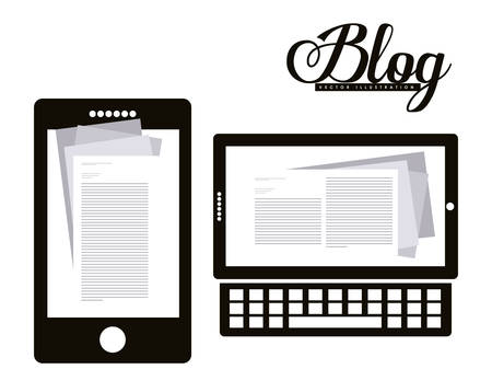 Technology design over white background, vector illustrationのイラスト素材