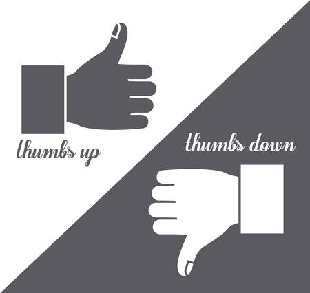 Human Hand design over white background, vector illustrationのイラスト素材