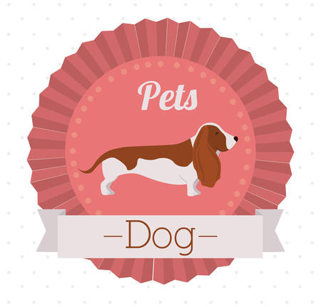 Pets Love design over white background, vector illustrationのイラスト素材