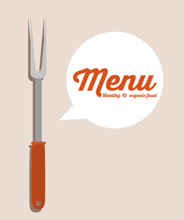 Vegan design over white background, vector illustrationのイラスト素材