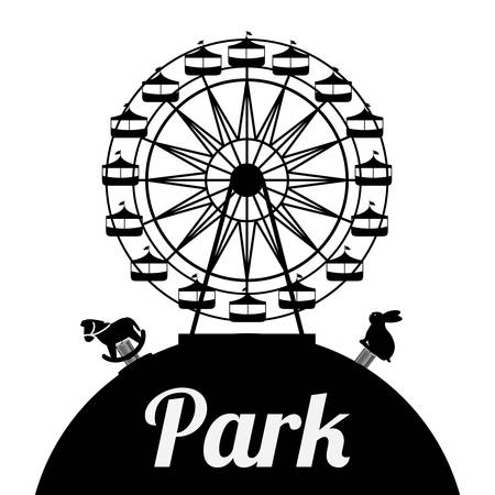 Carnival design over white background, vector illustrationのイラスト素材