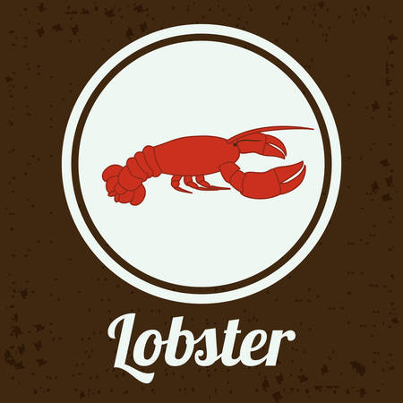 Menu design over brown background, vector illustrationのイラスト素材
