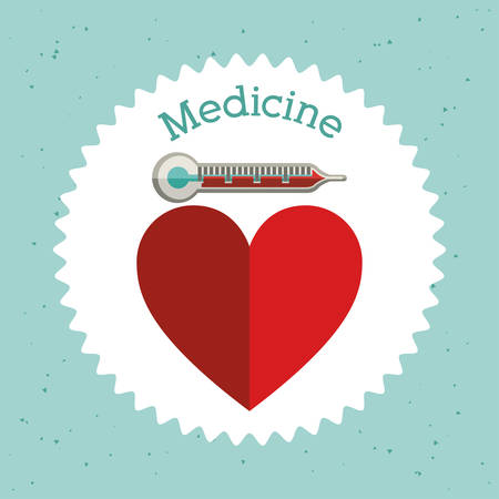 Medicine design over blue background, vector illustrationのイラスト素材