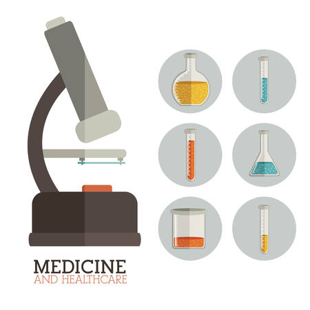 Medicine design over white background, vector illustrationのイラスト素材