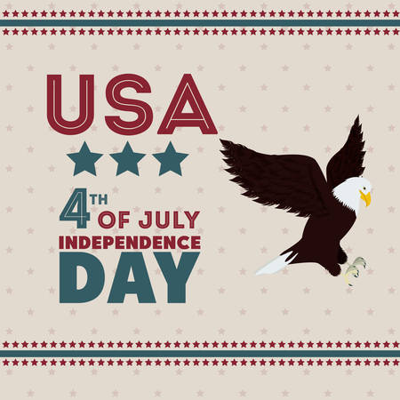 USA design over white background, vector illustrationのイラスト素材