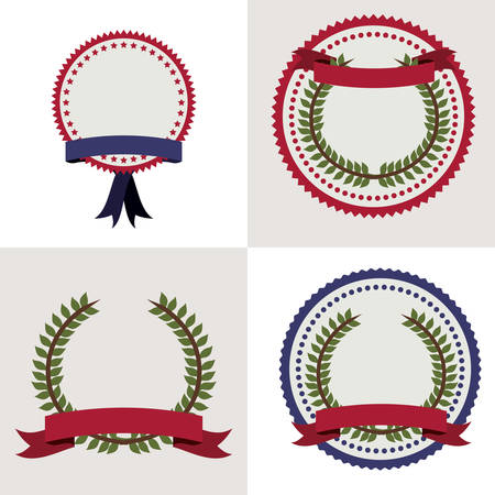 USA design over white background, vector illustrationのイラスト素材
