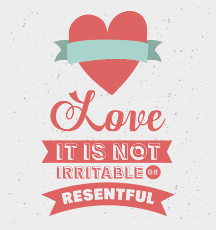 Love design over white background, vector illustrationのイラスト素材