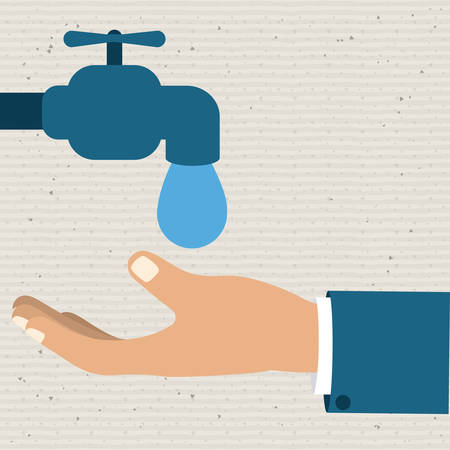 Think green design over white background, vector illustrationのイラスト素材