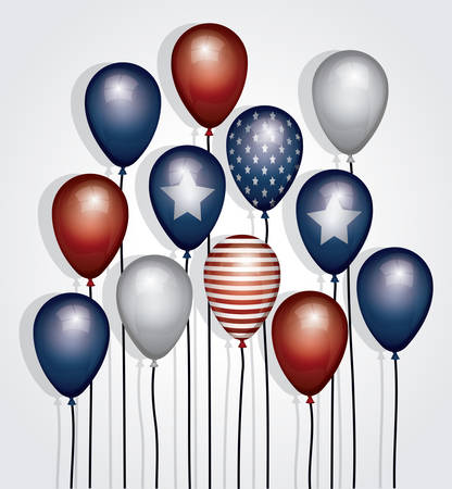 USA design over white background, vector illustrationのイラスト素材