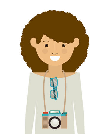 Hipster style design over white background, vector illustrationのイラスト素材