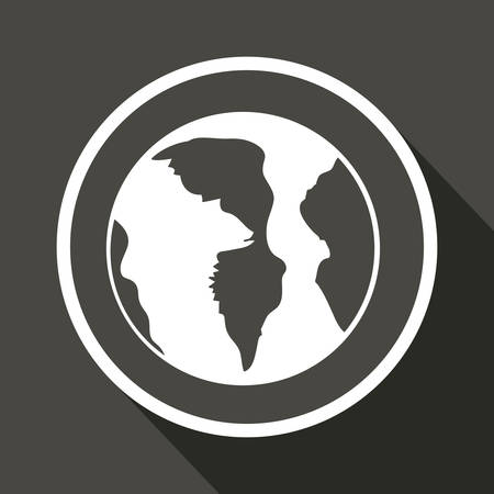 Icon design over grey background, vector illustrationのイラスト素材