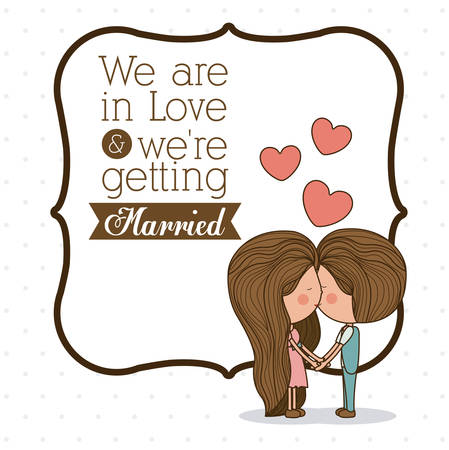 Love design over white background, vector illustrationのイラスト素材